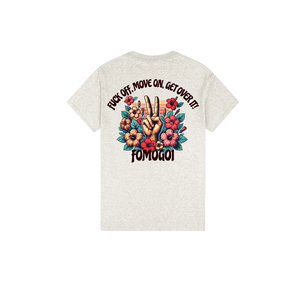 FOMOGOI Peace & Hibiscus Tee