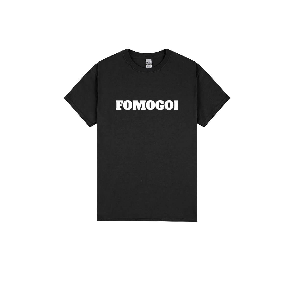 Black front flat lay