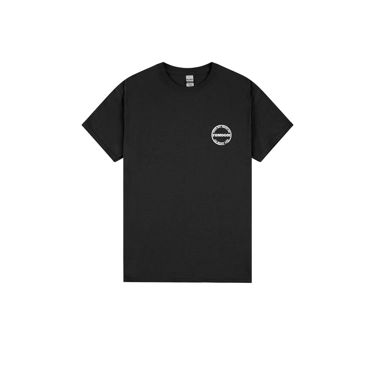 Black front flat lay