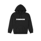 Black front flat lay