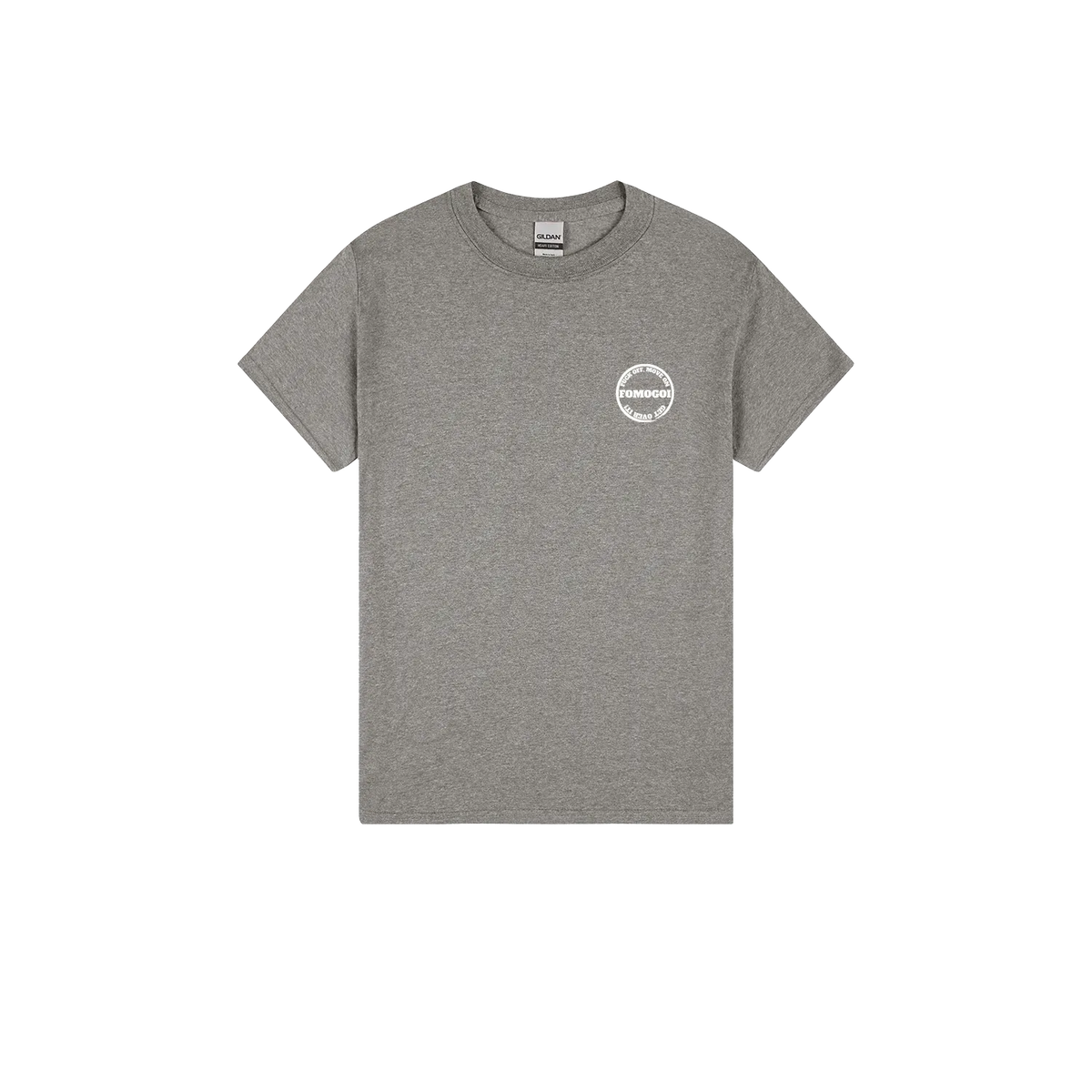 Heather Graphite front flat lay