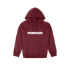 Maroon front flat lay