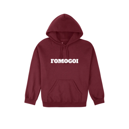 Maroon front flat lay