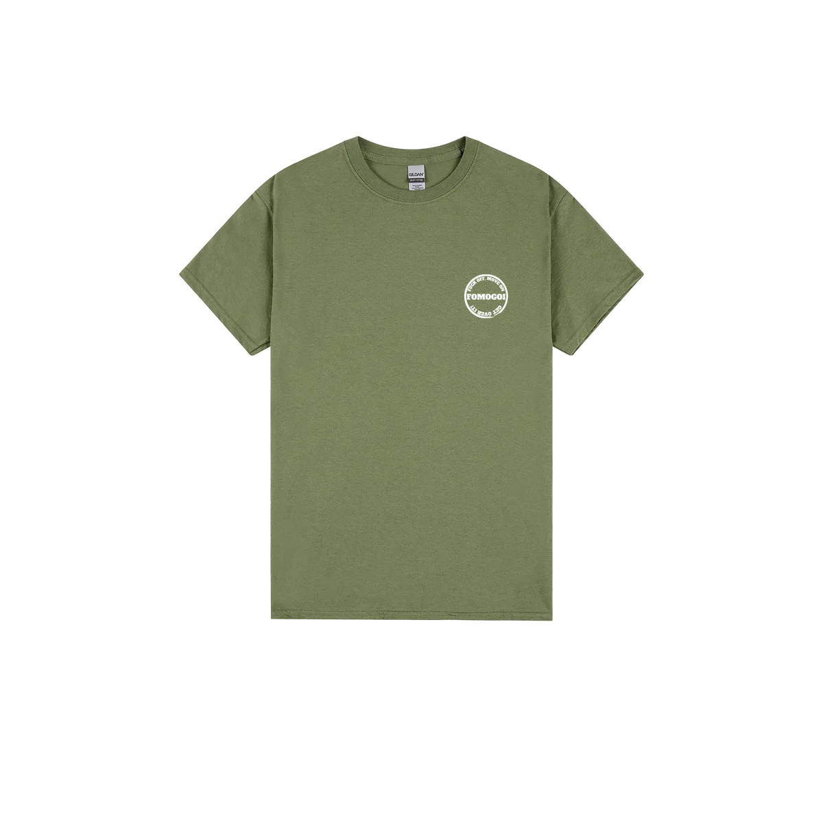 Military Green front flat lay