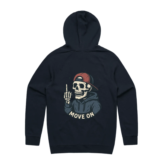 FOMOGOI Skeleton Hoodie - Black | Navy