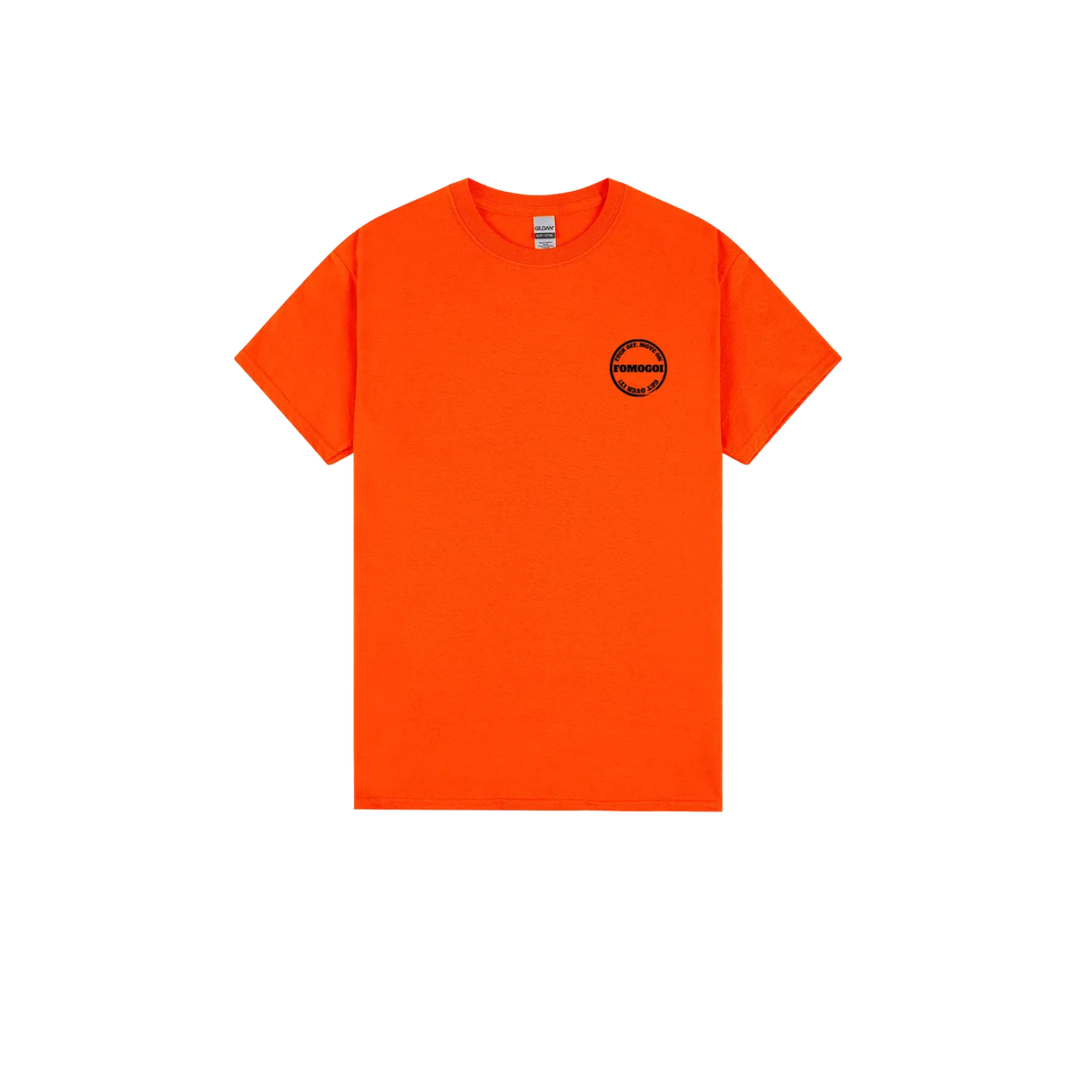 Orange front flat lay