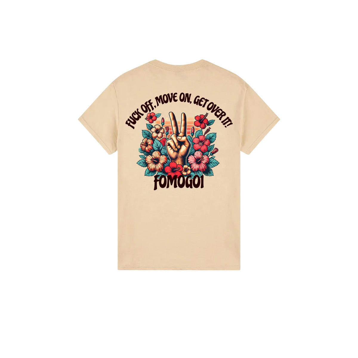 FOMOGOI Peace & Hibiscus Tee