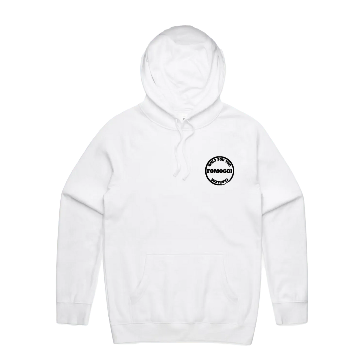 White front flat lay